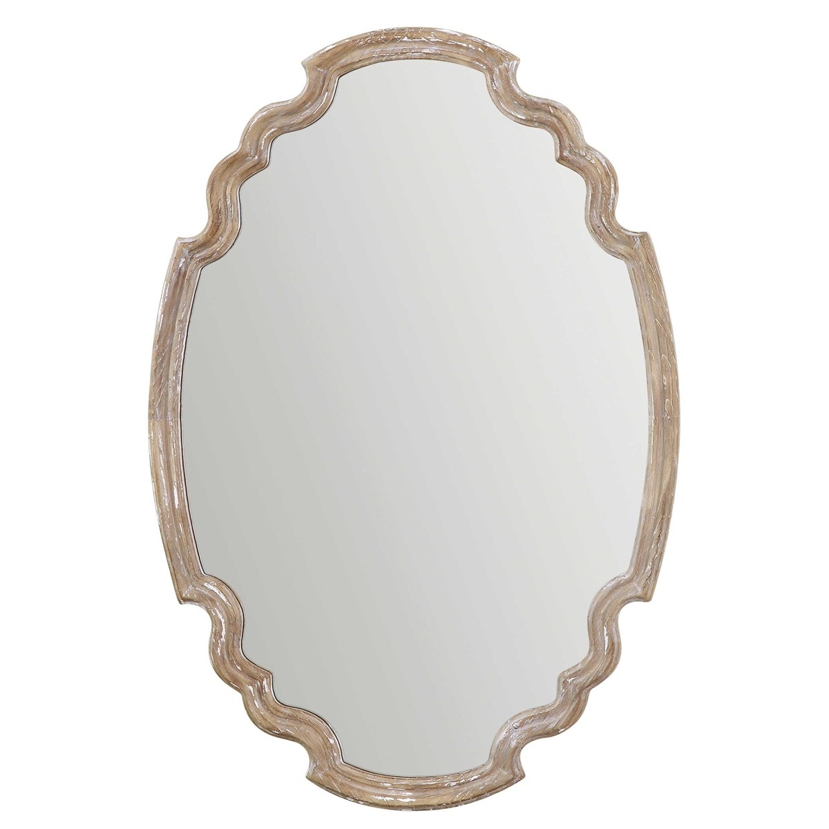 Ludovica Aged Wood Mirror - Image 0