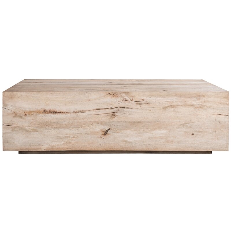 Taracea Tacto Solid Wood Block Coffee Table - Image 0