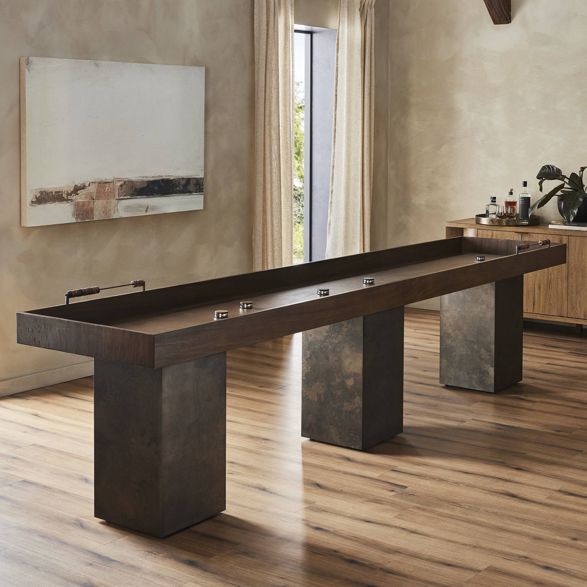 Shuffleboard Table - Carbonized Black - Image 3