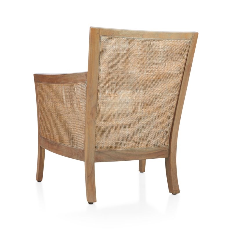 Blake Grey Wash Rattan Chair with Fabric Cushion - Image 8