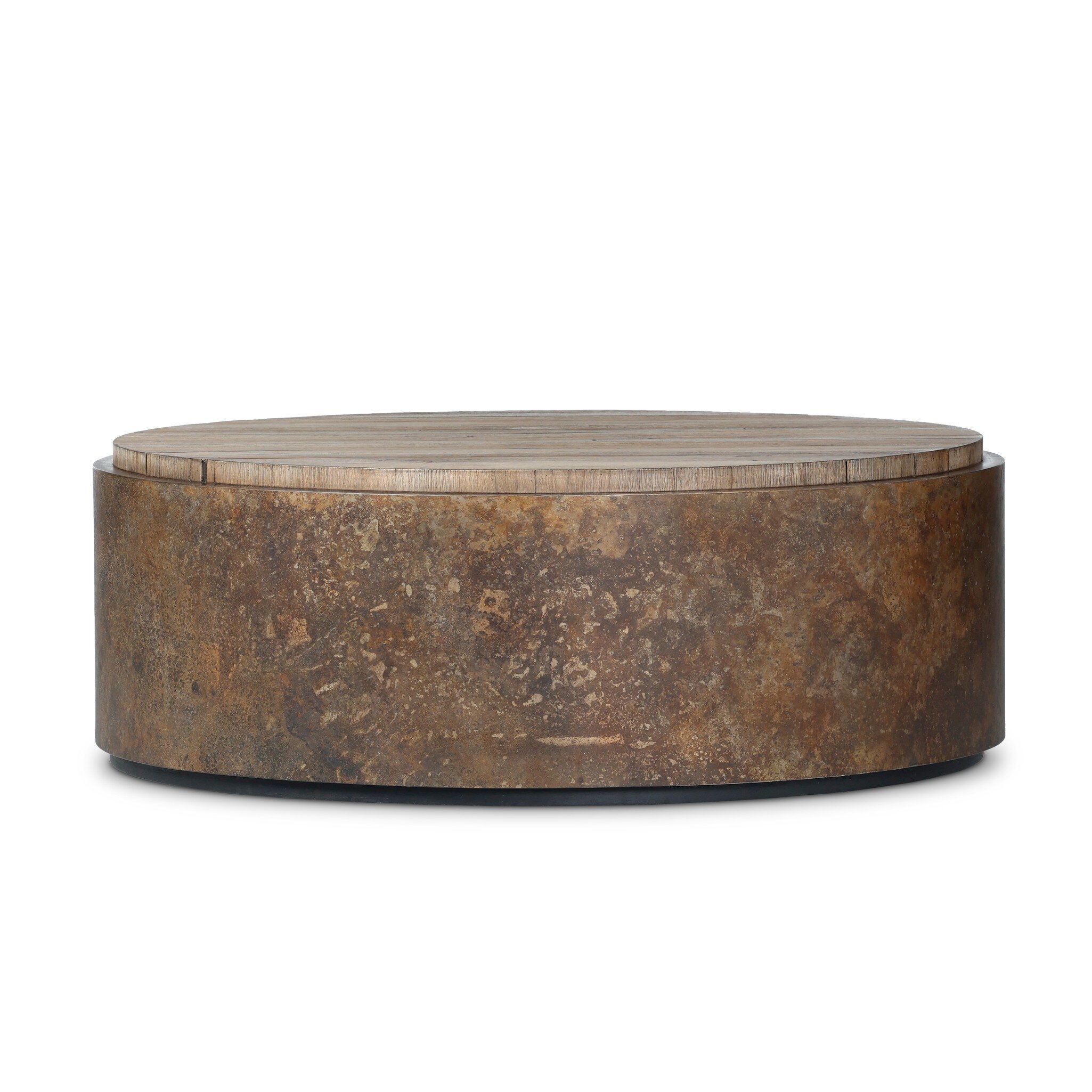 Kipp Coffee Table - Burnt Bleached Oak Resawn - Image 0