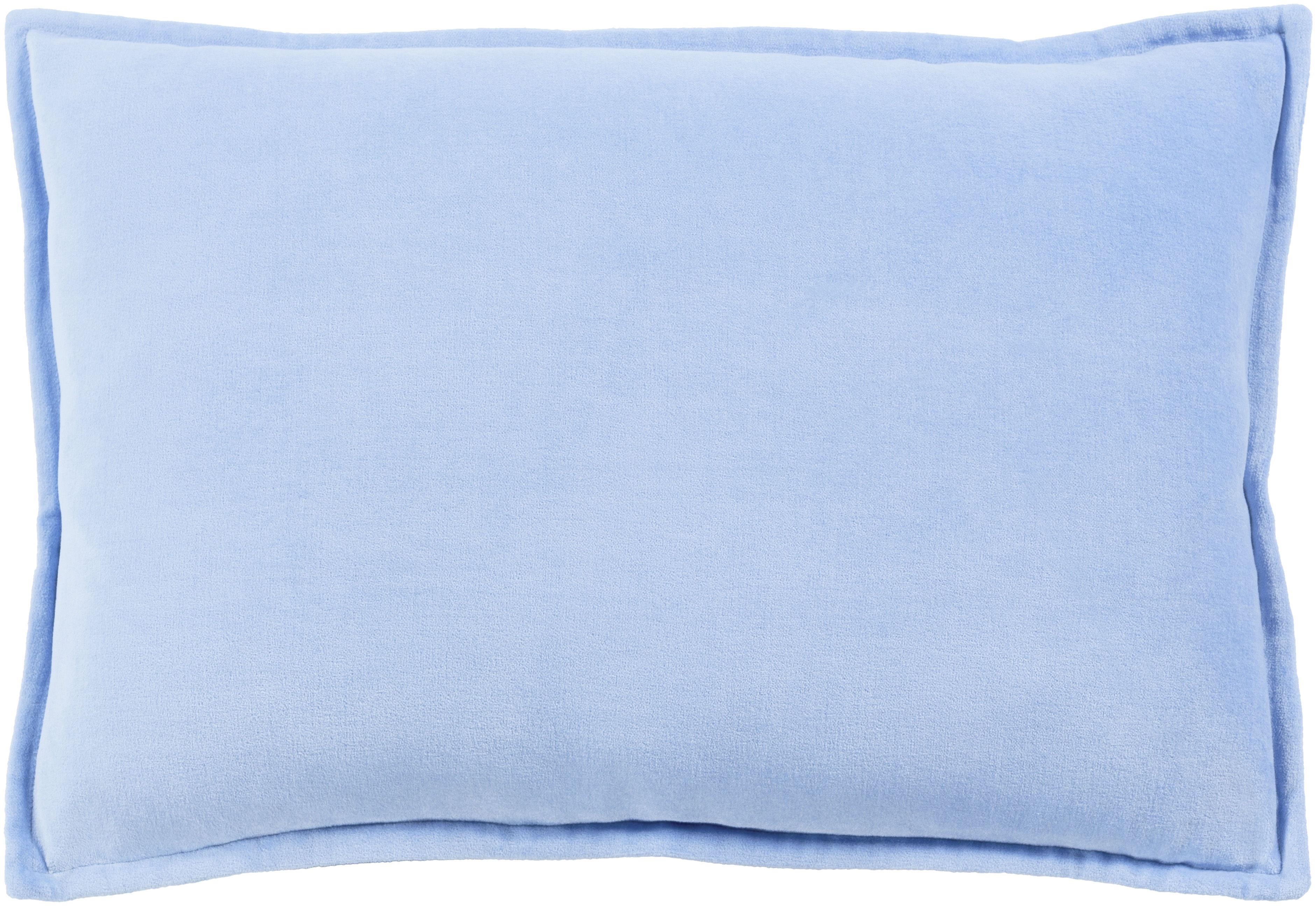 Cotton Velvet Throw Pillow, 18" x 18", with poly insert - Image 1