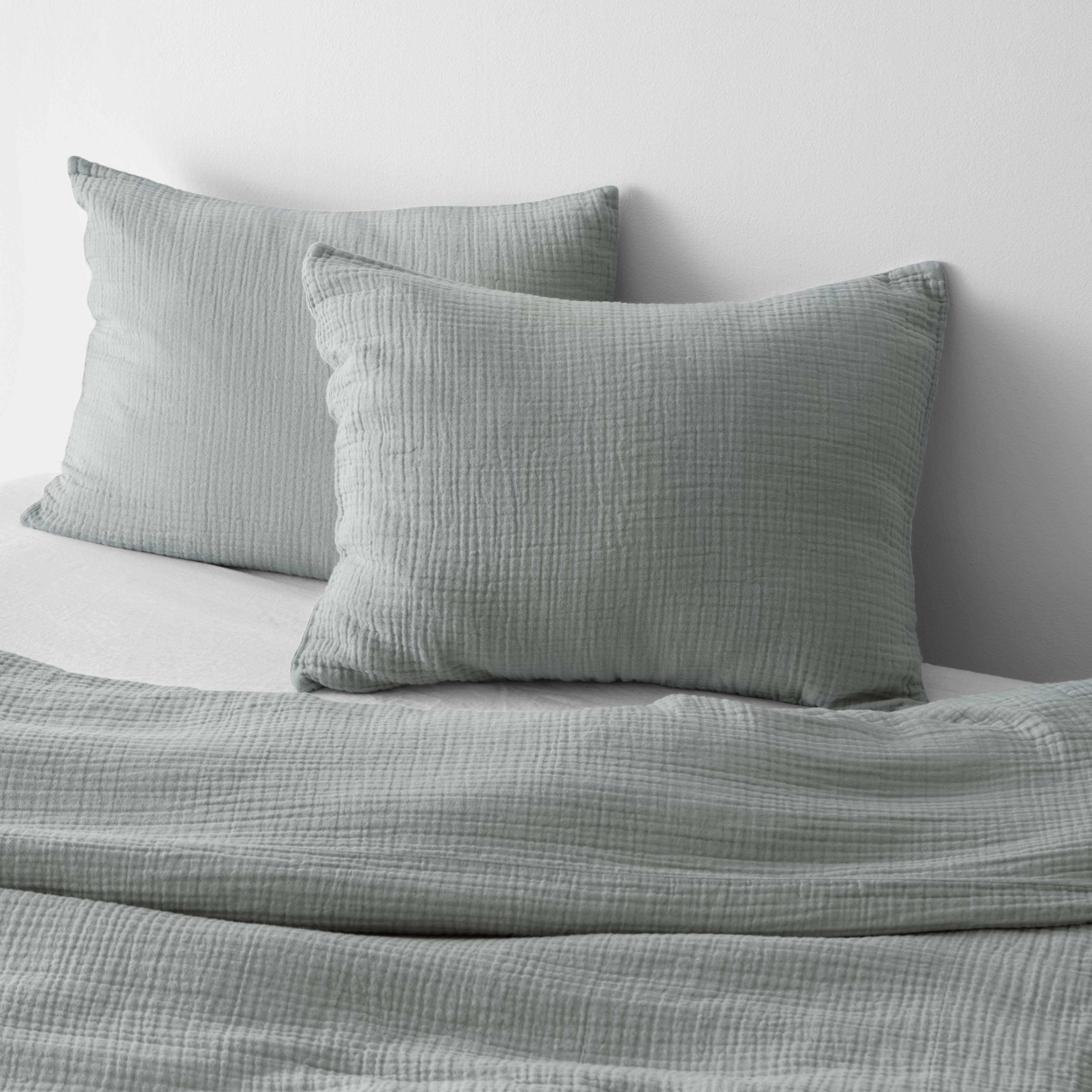 The Citizenry Organic Cotton Gauze Duvet Set | King/California King | Blue - Image 1