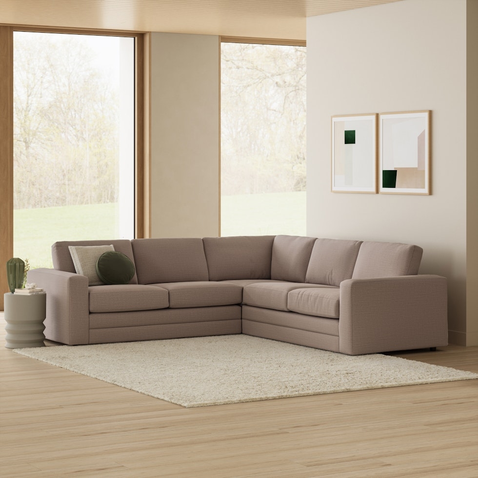 Riley 104" Corner Sectional - Napa Quartz - Image 0