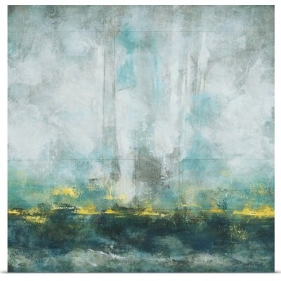 'Aqua Blu' by  Painting Print - Image 0