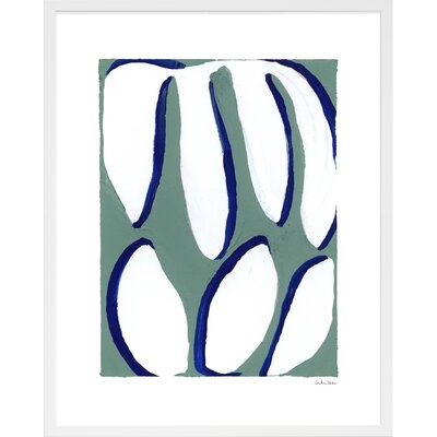 Contemporary Blues 2 by Andrea Stokes - Framed Wall Art - Image 0