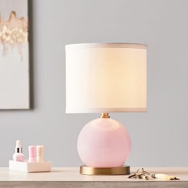 Mini Tilda Table Lamp, Blush, Set of 2 - Image 1