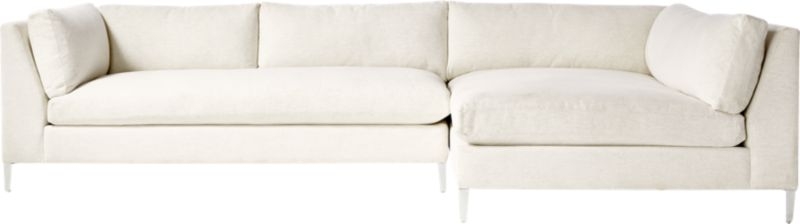 Decker 2-Piece Snow Sectional Sofa - Image 2