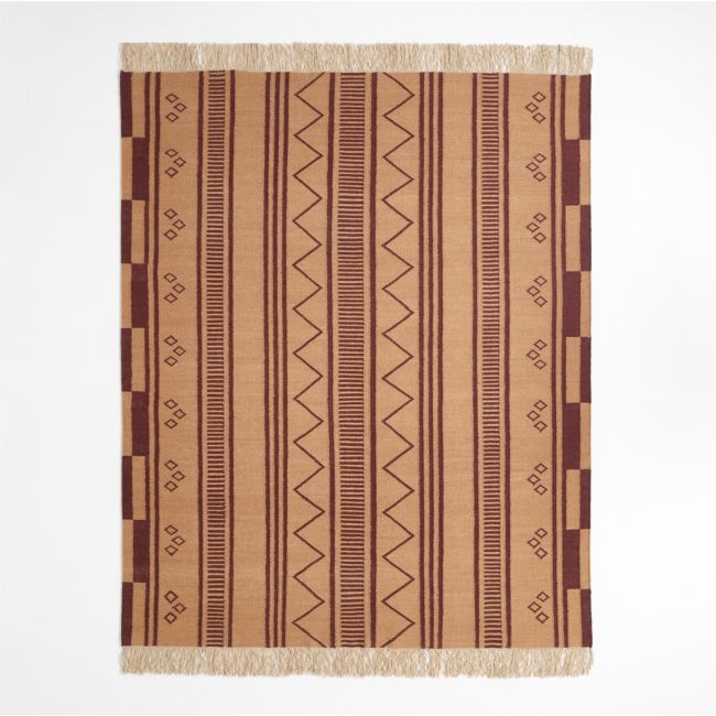Hancock Park Wool Flatweave Kids Area Rug 6'x9' by Jeremiah Brent - Image 0