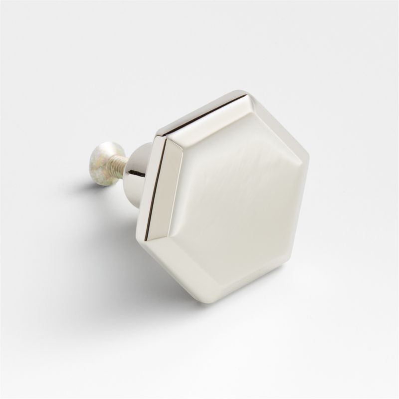 Hex 4" Polished Nickel Bar Pull - Image 6