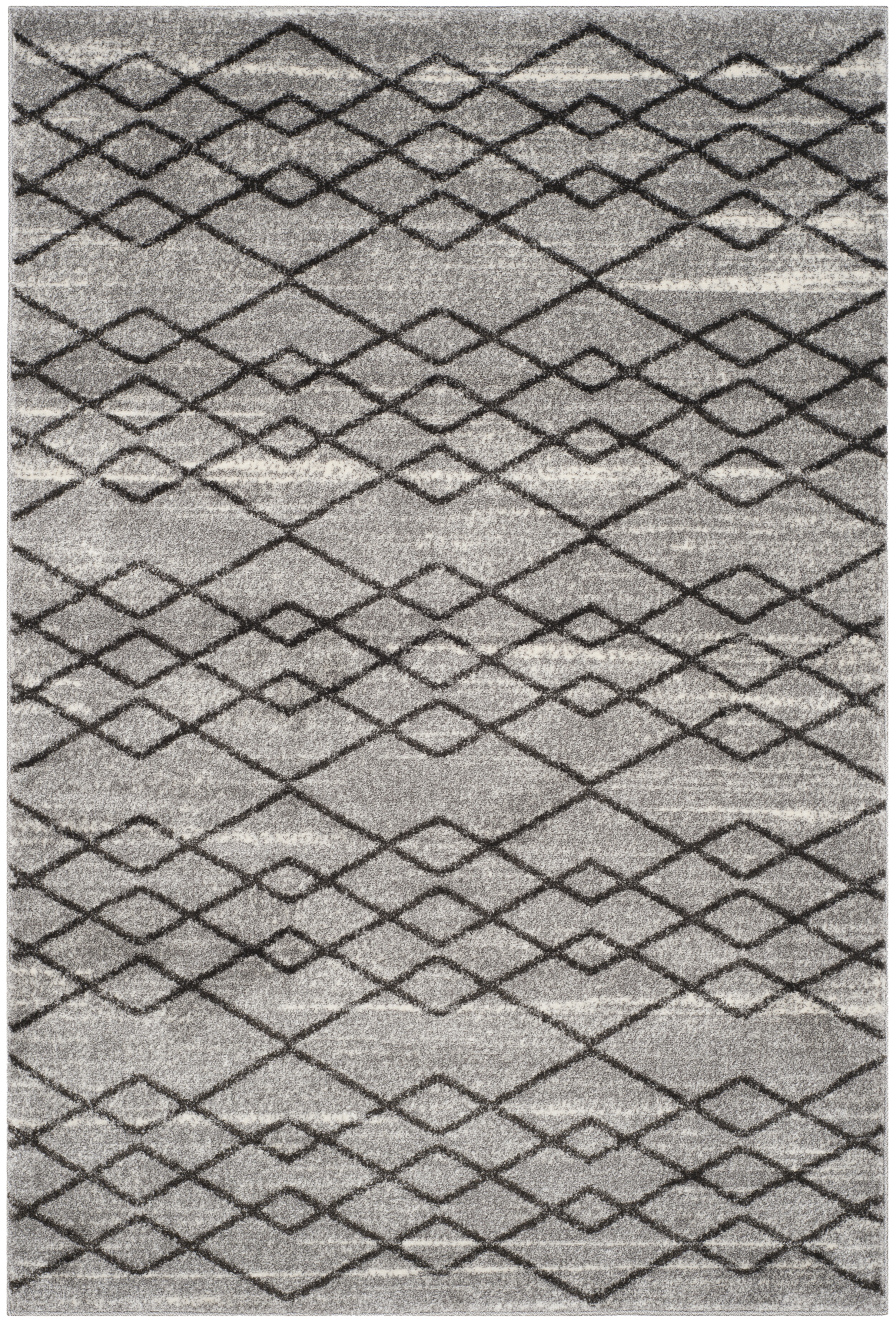 Arlo Home Woven Area Rug, TUN297K, Grey/Black,  6' 7" X 9' 2" - Image 0