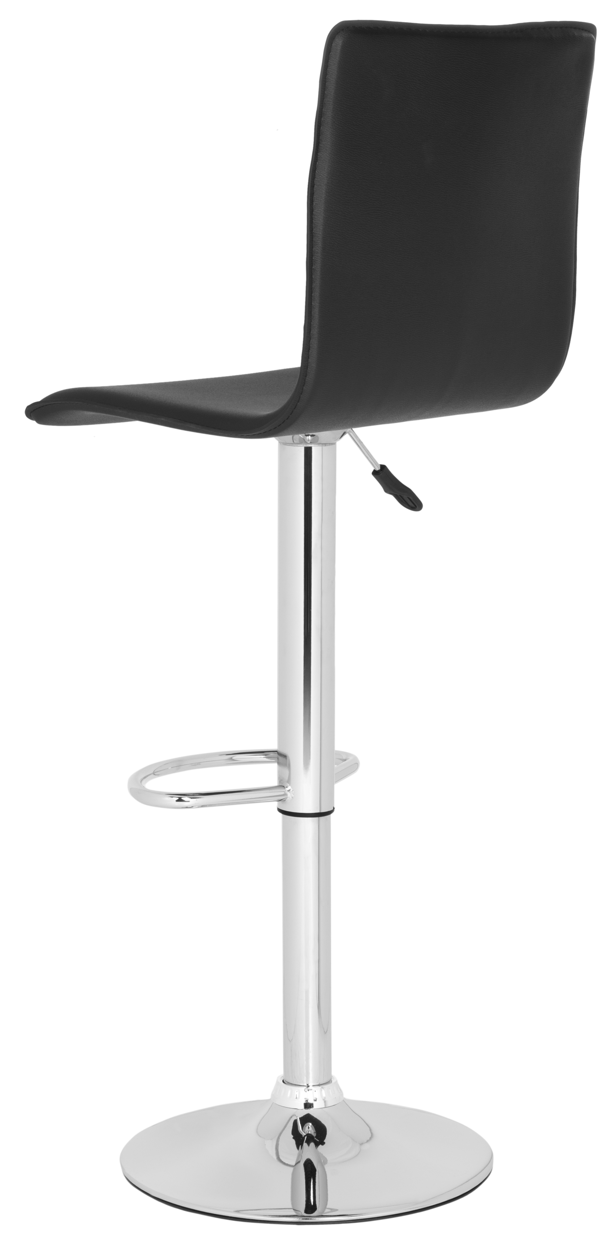 Magda Swivel Bar Stool - Black - Safavieh - Image 2