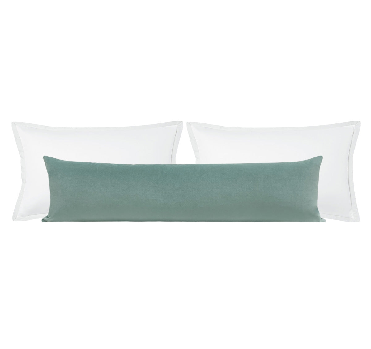 THE XL LUMBAR :: SOCIETY VELVET // CERULEAN BLUE - BY THE YARD - Image 0