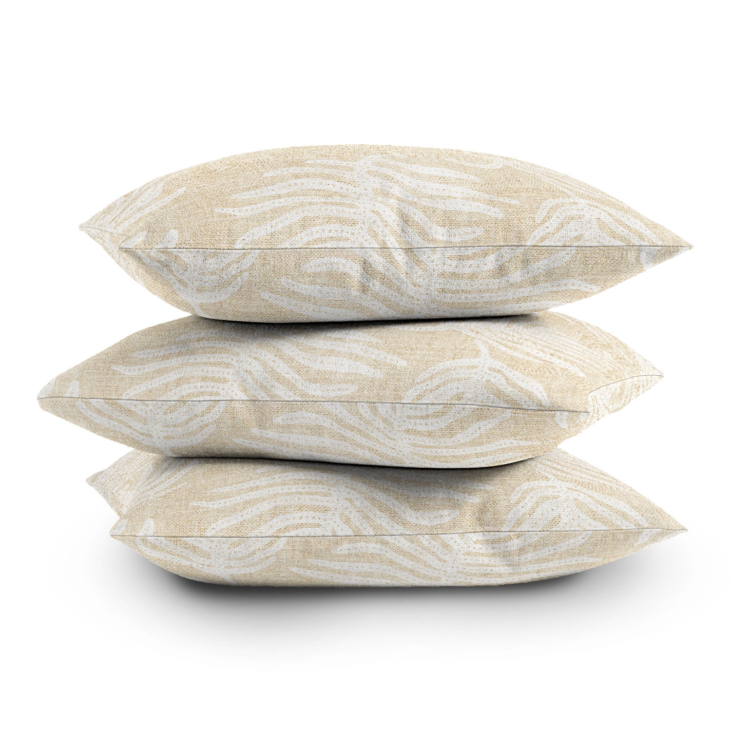 Palm Linen by Holli Zollinger - Outdoor Throw Pillow 26" x 26" - Image 3