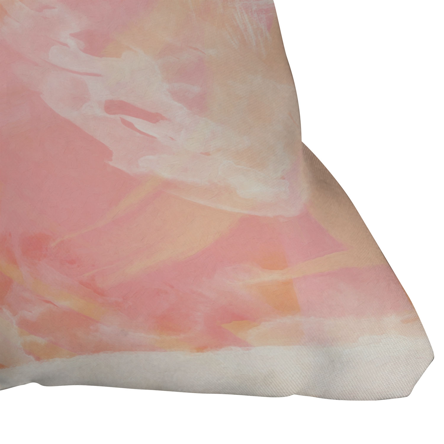 Flamingo Watercolor by Chelsea Victoria - Outdoor Throw Pillow 18" x 18" - Image 0