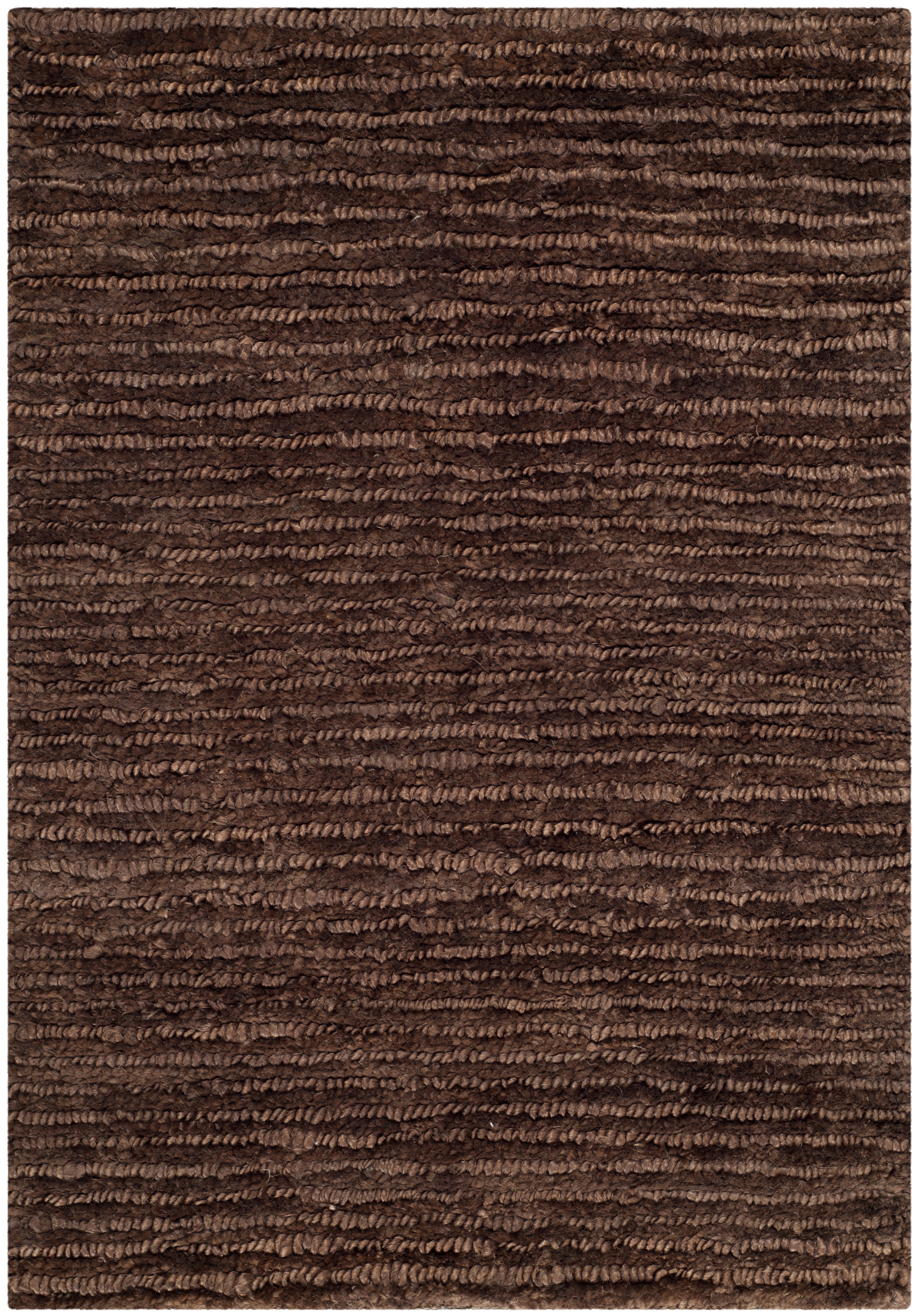 Arlo Home Hand Knotted Area Rug, ORG213A, Brown/Brown,  2' X 3' - Image 0