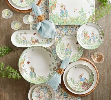 Peter Rabbit Stoneware Dinner Plates, Set of 4 - Image 2