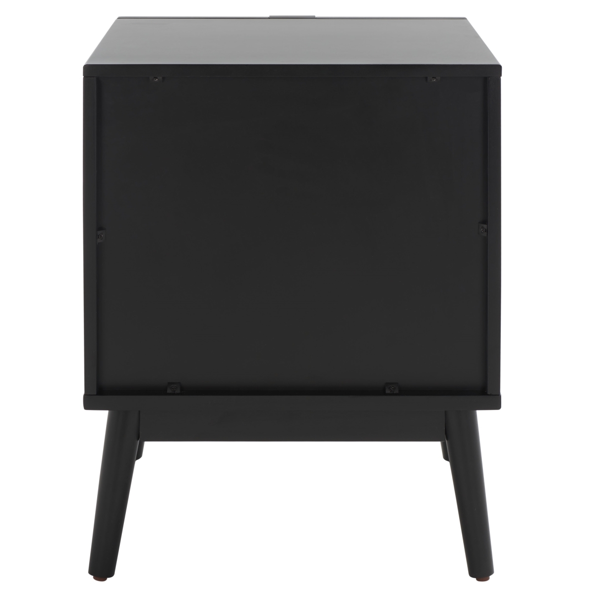 Baisley 2 Drawer Rattan Nightstand - Black - Safavieh - Image 8