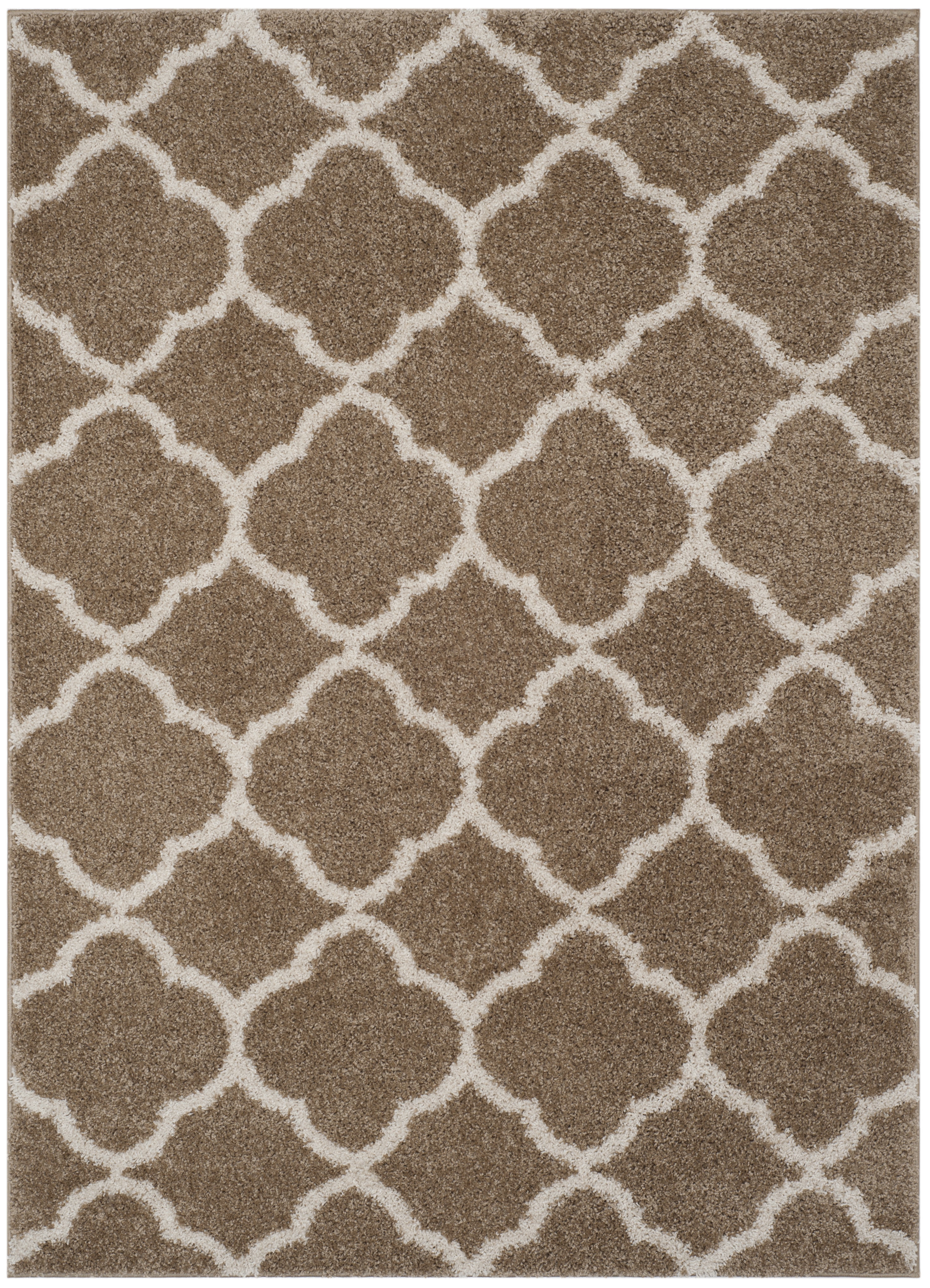 Arlo Home Woven Area Rug, SG168A, Dark Beig/Ivory,  4' X 6' - Image 0