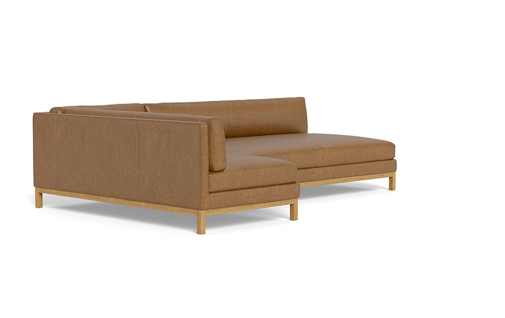 Jasper Leather Left Chaise Sectional - Image 1