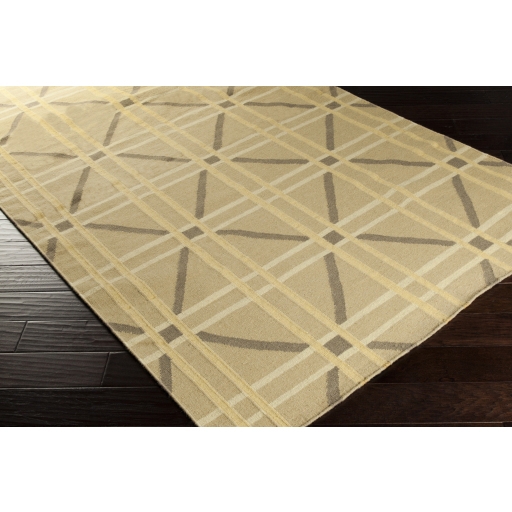 Sheffield Market Beige Indoor 8' x 11' Handmade Rug - Image 1