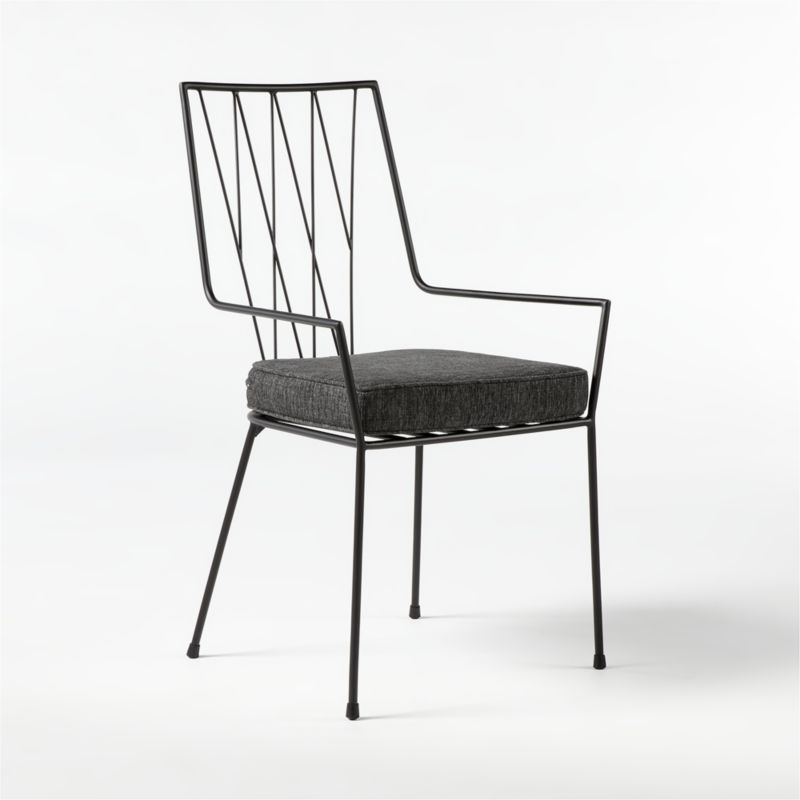Pavilion Dining Chair with Grey Sunbrella ® Cushion Model 6160 - Image 2