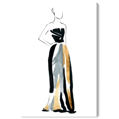 Oliver Gal 'Fashion And Glam Fashionista I Dress' Canvas Art - Image 0