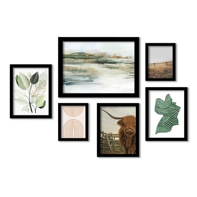 Only for a Moment Coastal by PI Creative - 6 Piece Picture Frame Print Set on Paper - Image 0