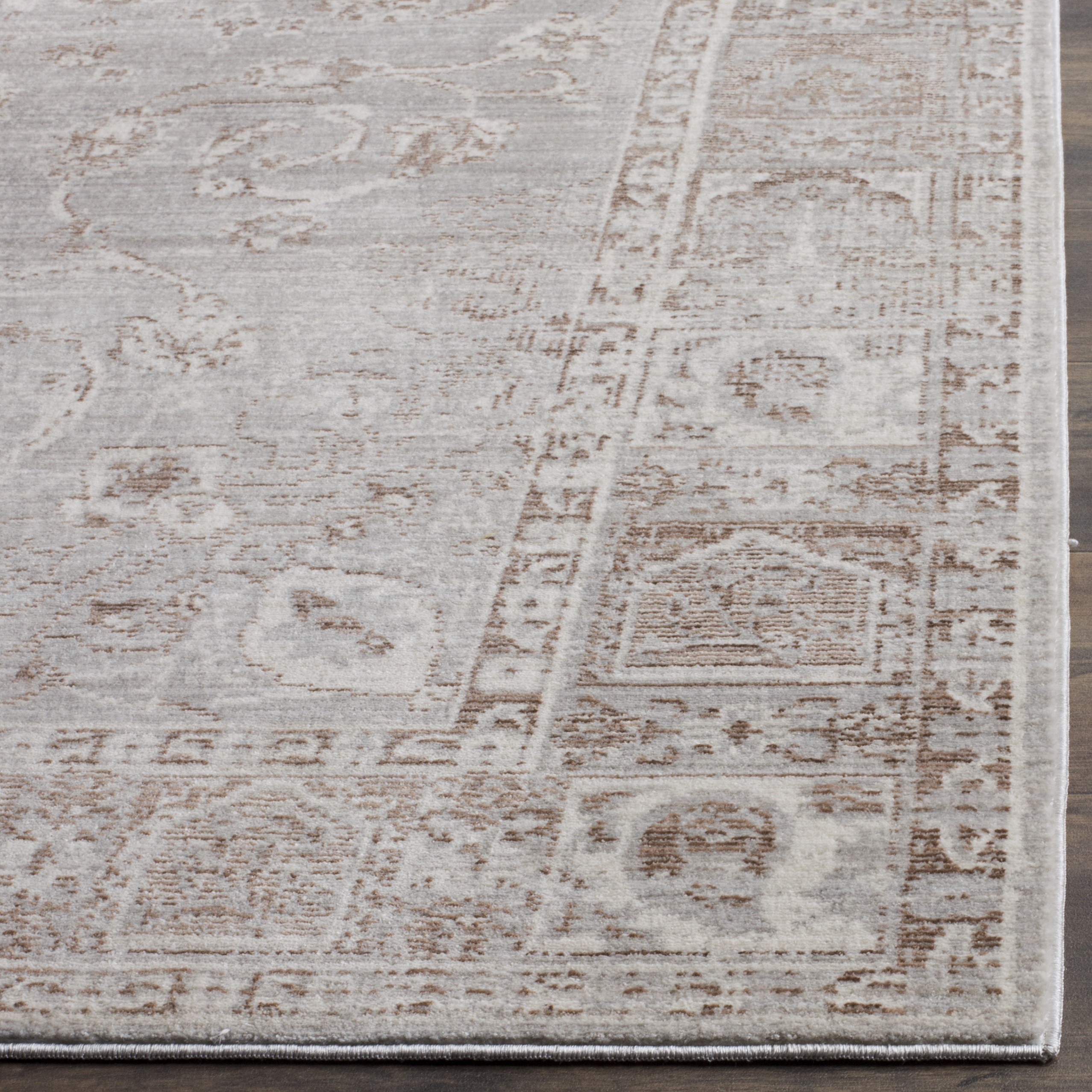 Arlo Home Woven Area Rug, VAL105F, Grey/Multi,  9' X 12' - Image 1