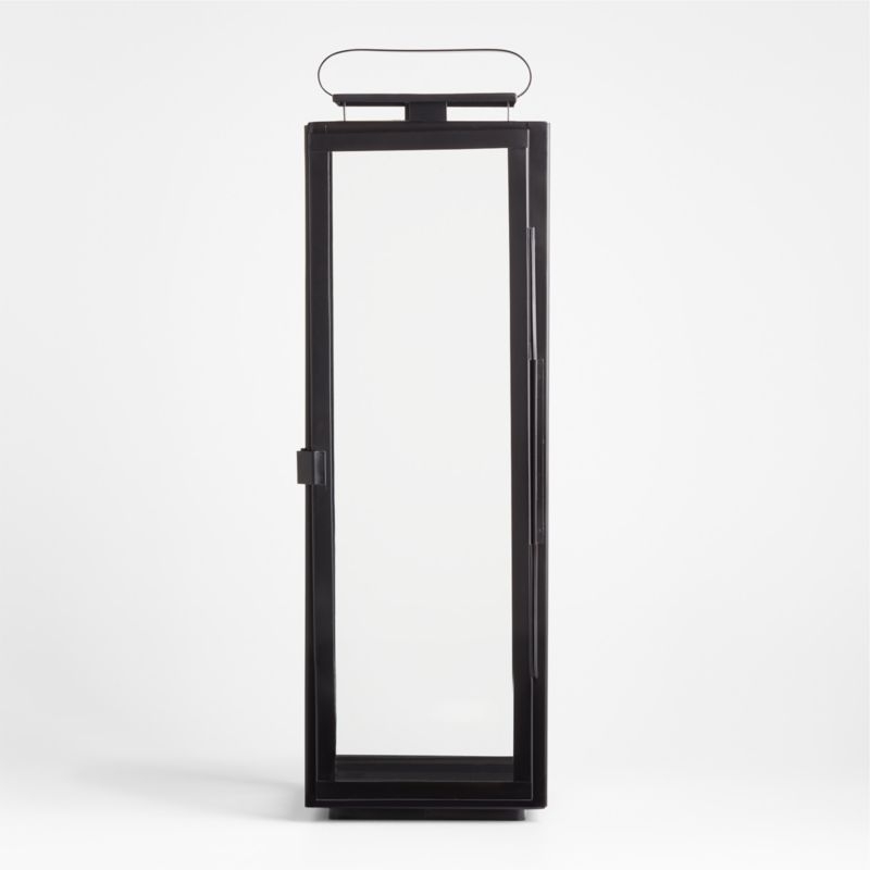 Walker Black Metal Outdoor Lantern 17.75" - Image 2
