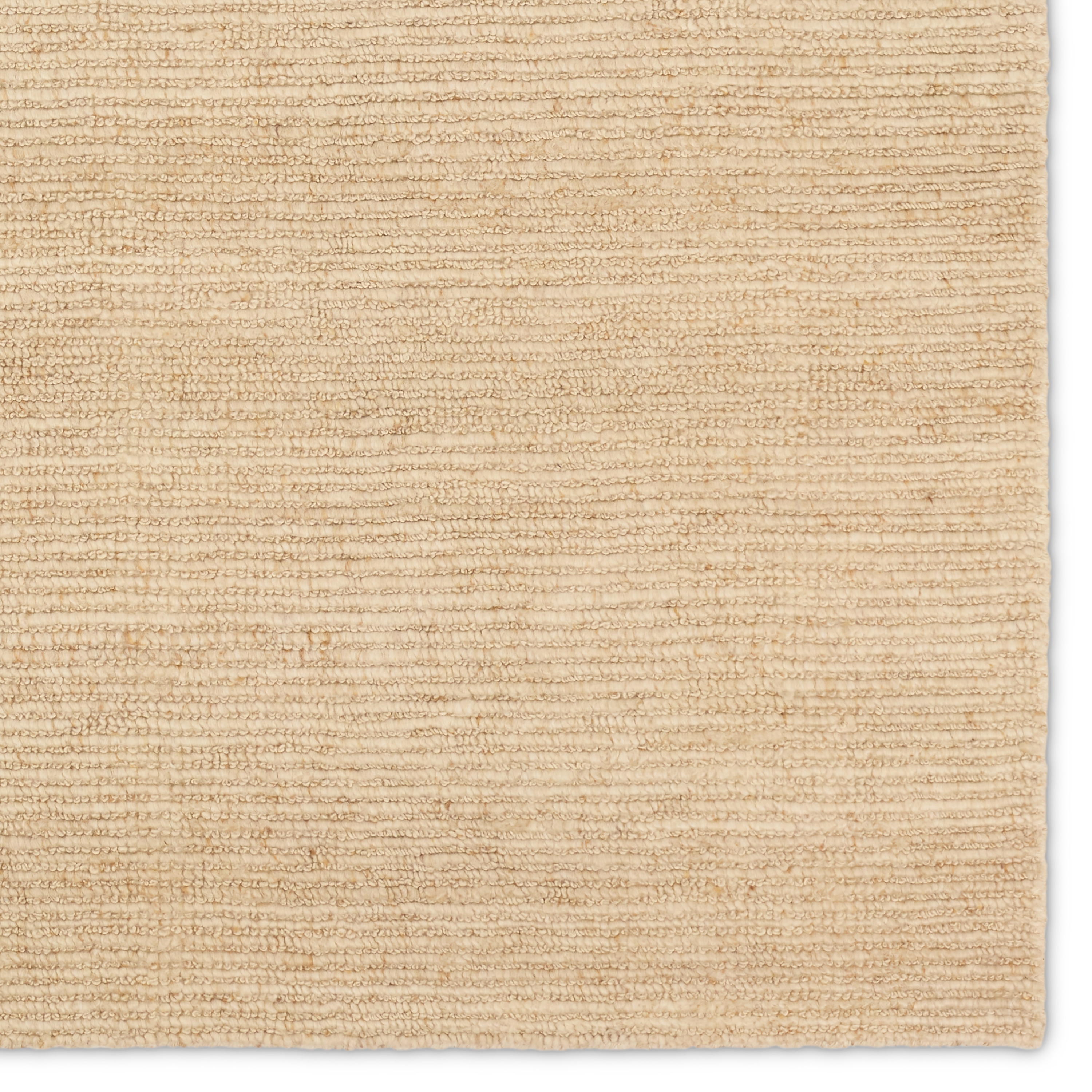 Jal SIC01 Handmade Solid Tan Area Rug (10'x14') - Image 3