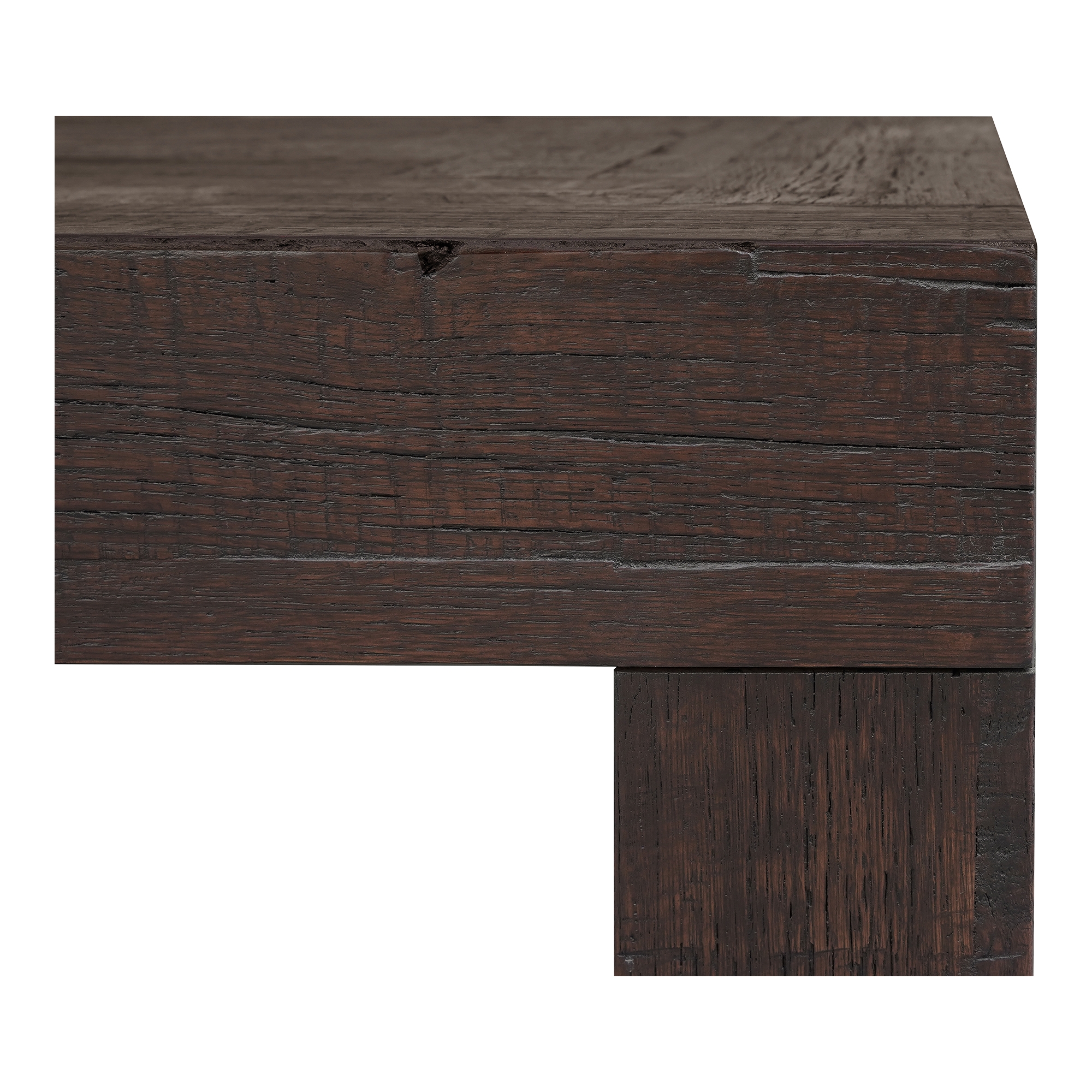 Evander Coffee Table Rustic Brown - Image 2