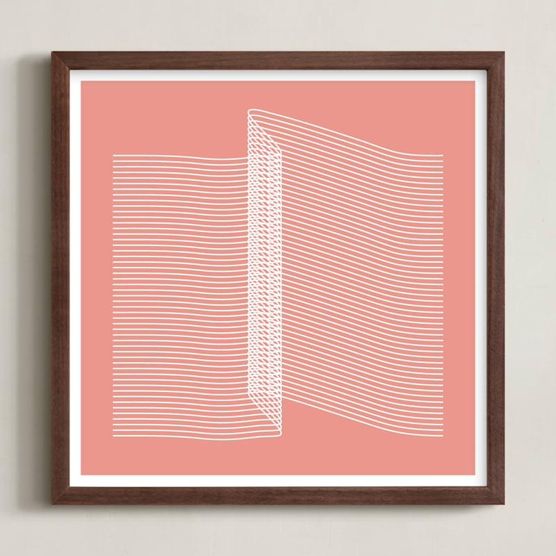 Pink And Lines Rigth Limited Edition Fine Art Print 2 - Image 0