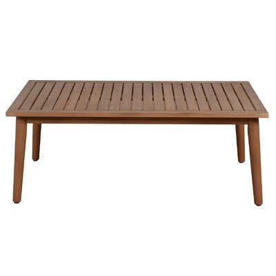 Modern Coffee Table For Living Room Small Table Tv Stand Eucalyptus Wood Furniture Indoor Outdoor Coffee Table Living Room Décor 43 In L X 23.5 In W - Image 0