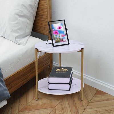 Sauval 3 Legs End Table with Storage - Image 0