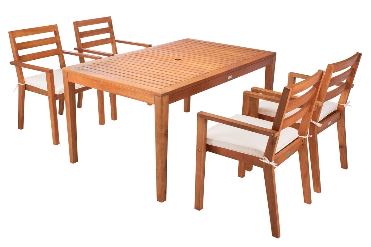 Wilming Dining Set - Natural - Safavieh - Image 6