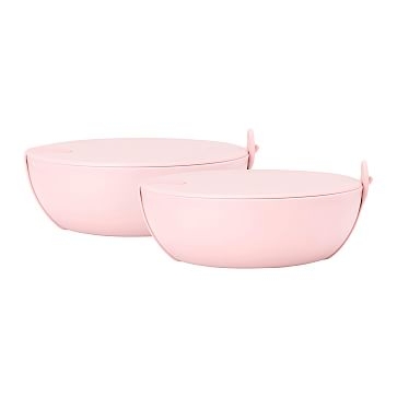 Porter Plastic Bowl, 2 Piece Set, Blush - Image 0
