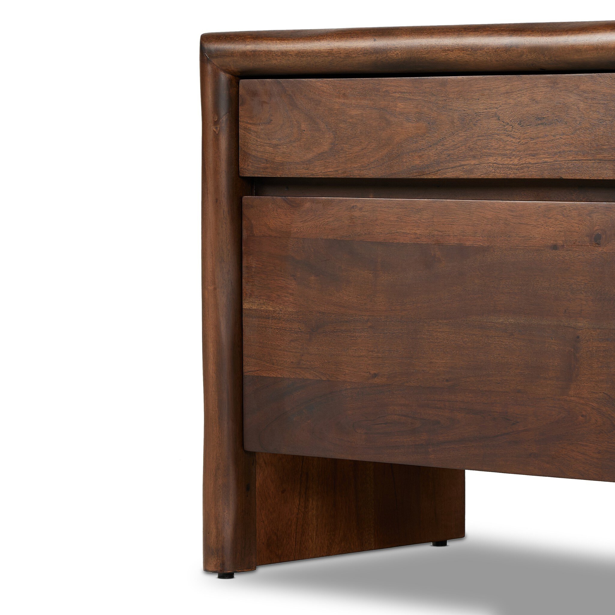 Nigel Nightstand - Rustic Brown Acacia - Image 6