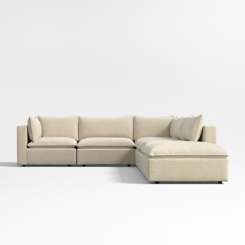 Lotus Deep Modular 5-Piece Sectional Sofa - Image 4