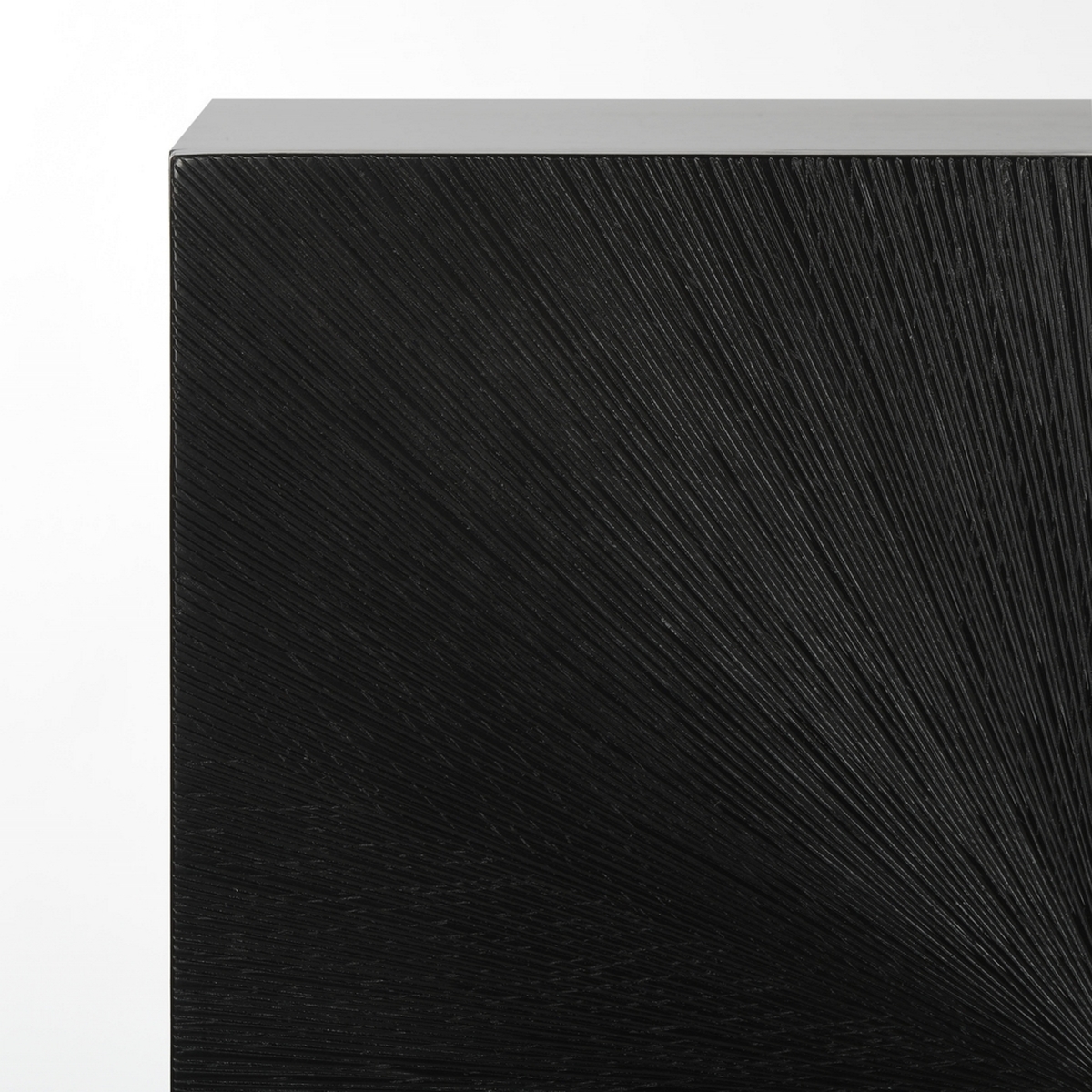 Zena Black Nickel Buffet - Wenge Oak - Safavieh - Image 3