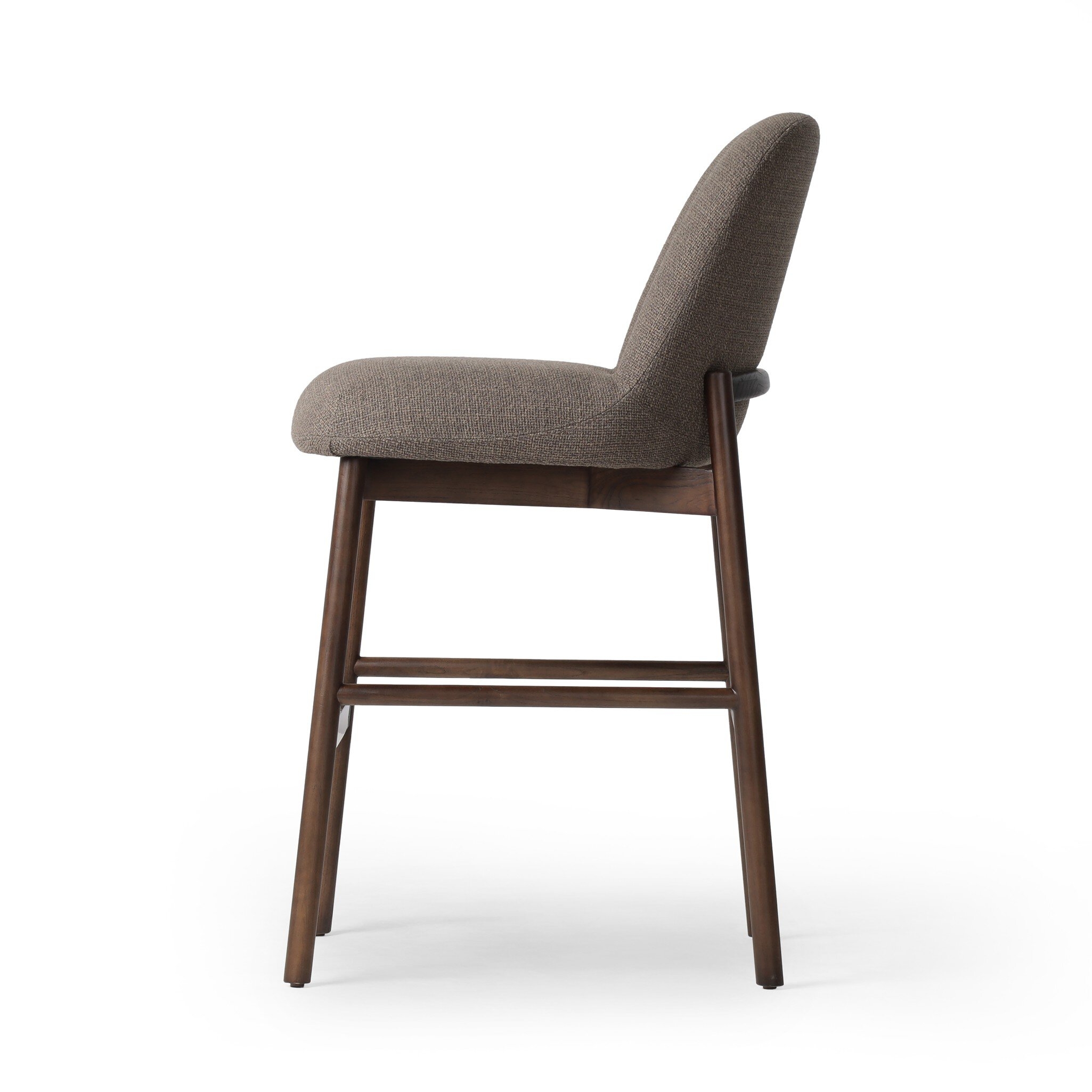 Sora Armless Bar + Counter Stool - Gibson Mink - Image 5