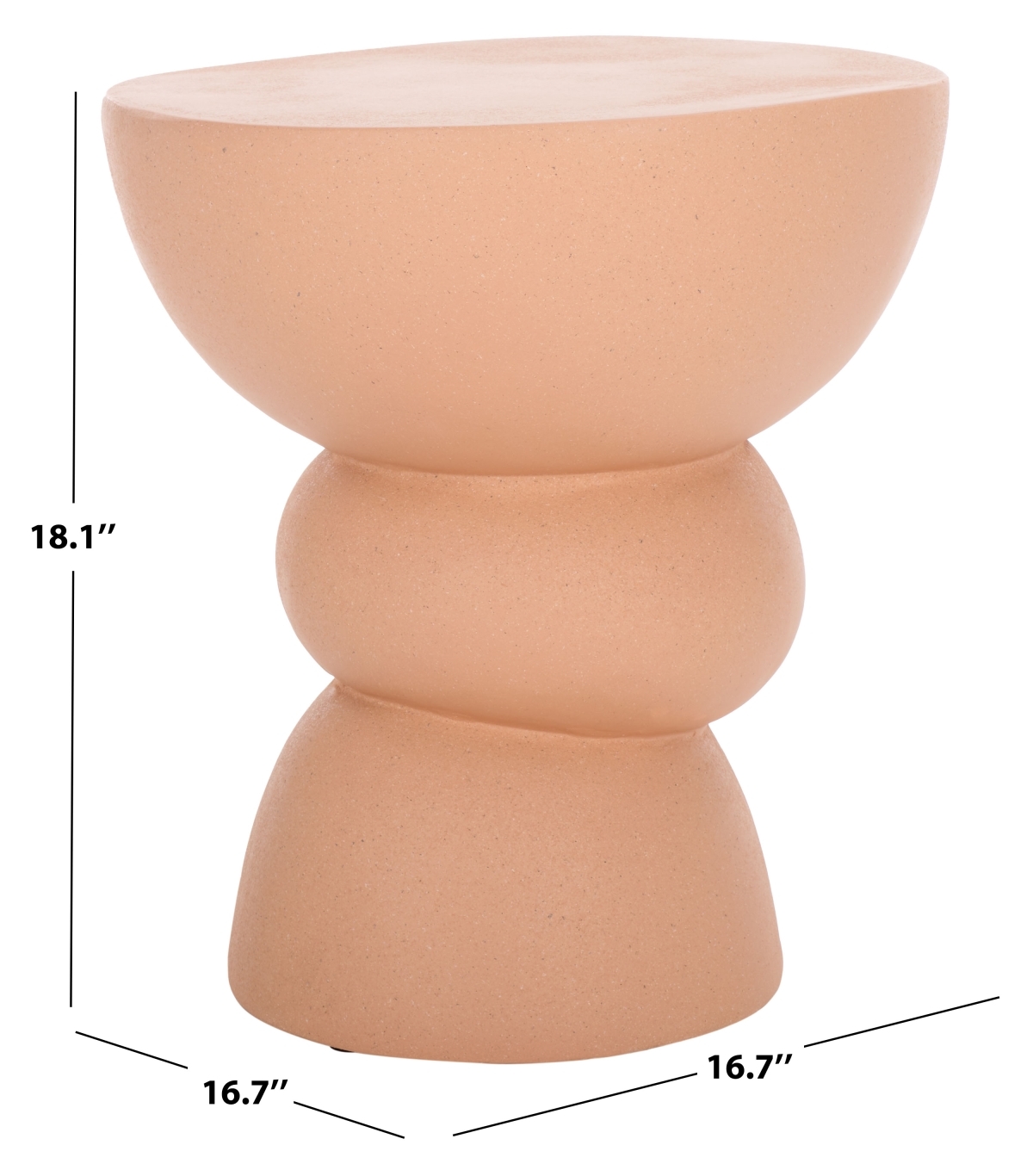 Erwin Accent Table - Terracotta - Safavieh - Image 8
