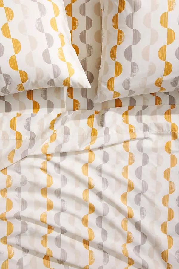 Lemieux et Cie Cotton Sheet Set By Lemieux et Cie in Yellow Size KING SET - Image 0
