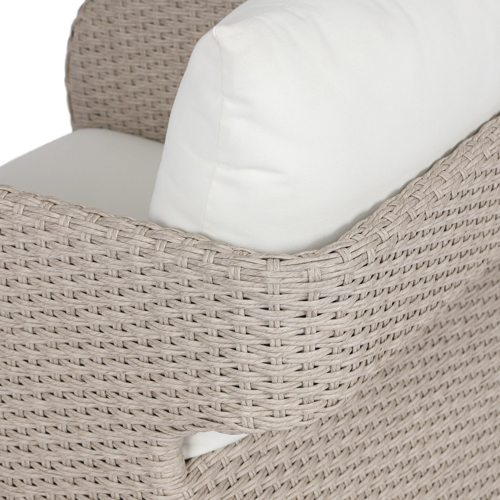 Geneva Outdoor Swivel Chair - Arashi Salt - Image 6