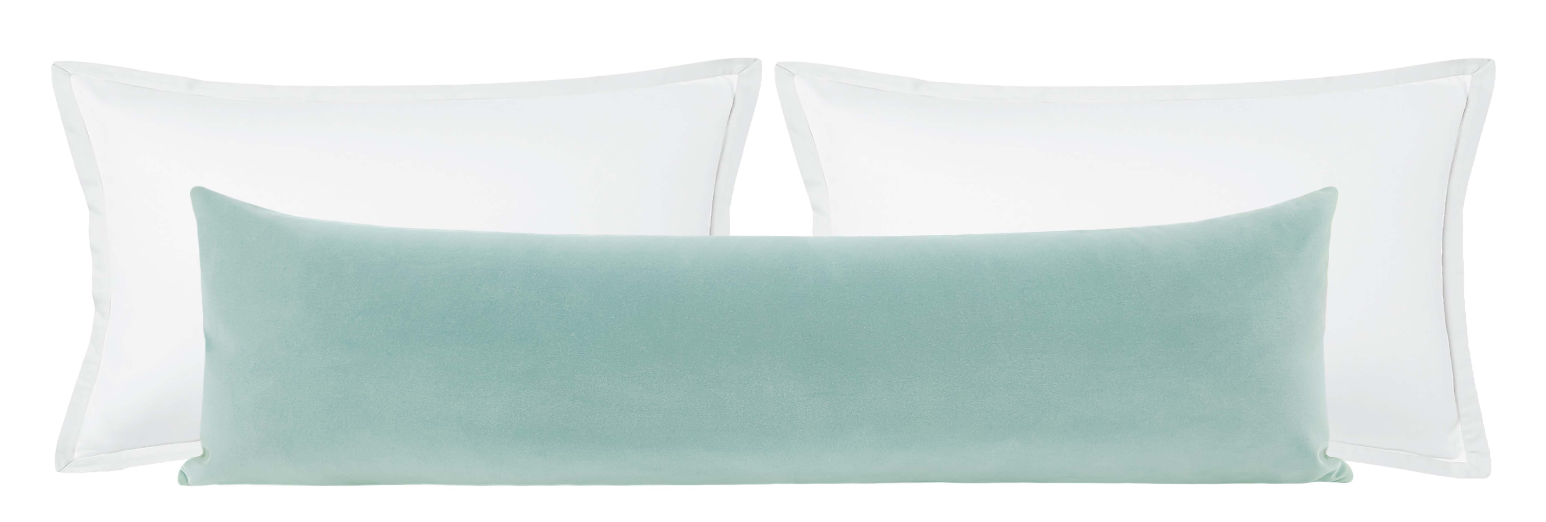 THE XL LUMBAR :: SIGNATURE VELVET // SPA BLUE - 14" X 48" - Image 2