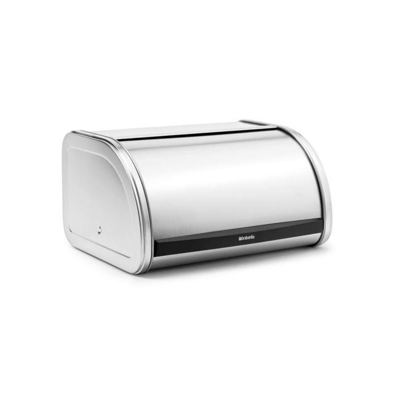 Brabantia Roll Top Bread Box, Medium, Matte Steel - Image 2