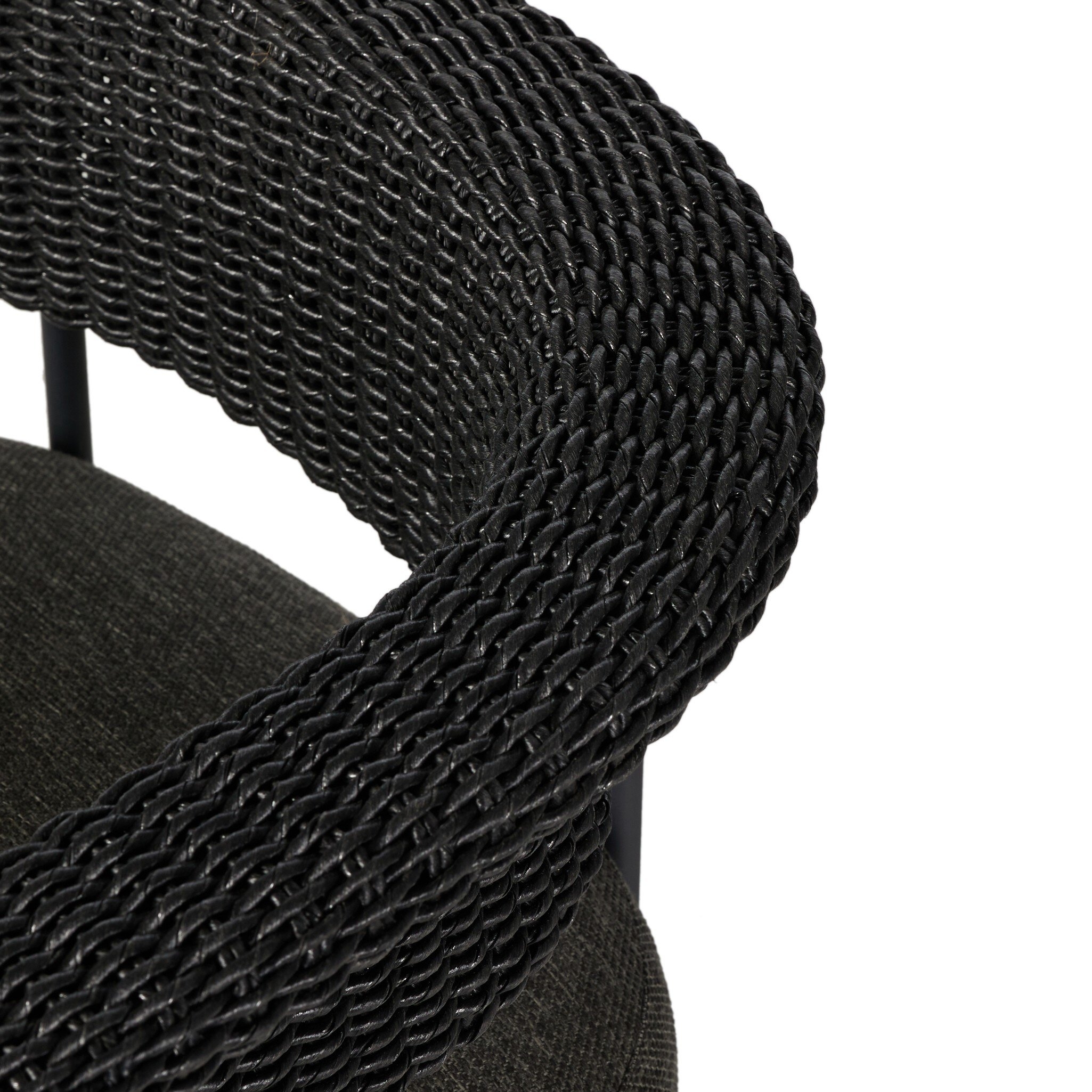 Carrie Outdoor Dining Chair - Ellor Black - Image 9