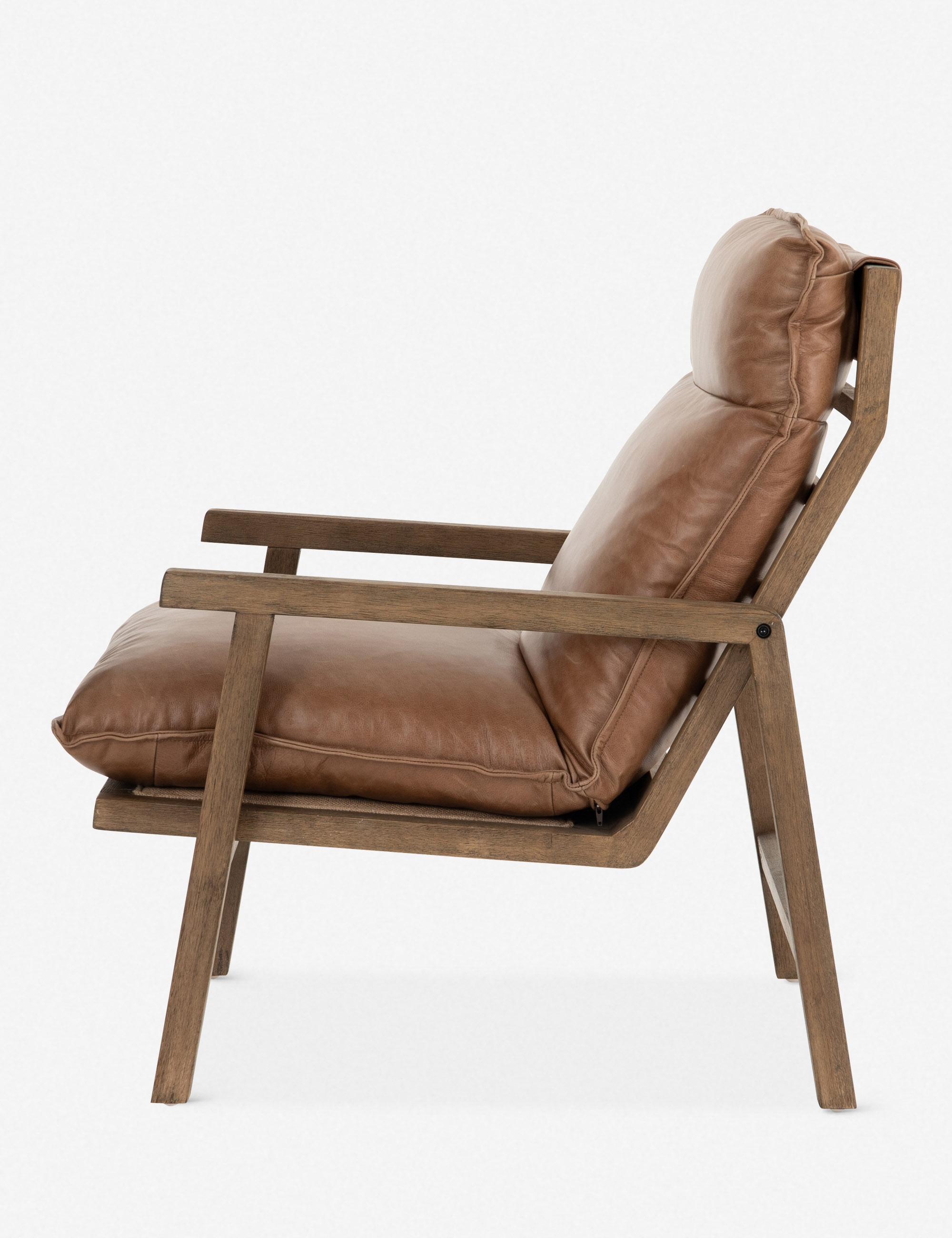 Rowena Leather Accent Chair - Image 2