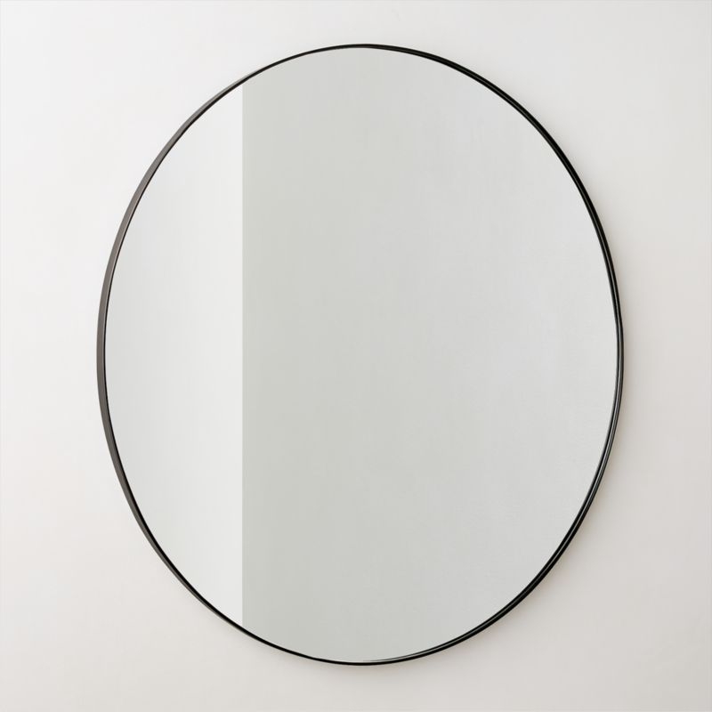 Espressione Blackened Brass Round Wall Mirror 48" - Image 2