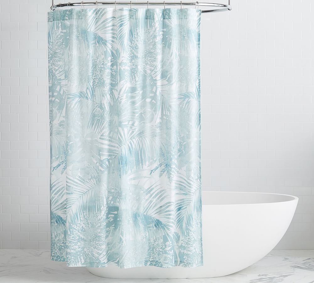 Layla Organic Cotton Shower Curtain, 72x72" - Image 0